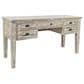 Waltham Artisans Craft 5-Drawer Desk in Washed Grey, , large