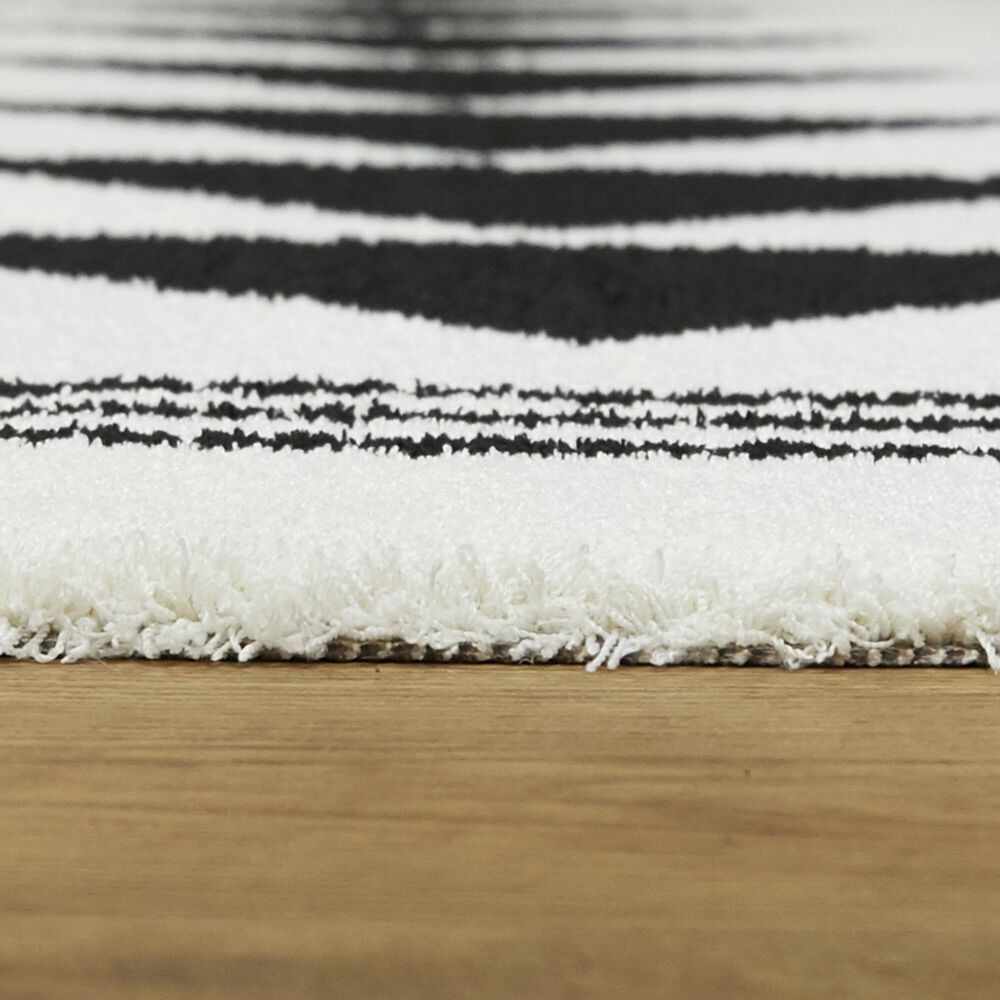 Balta Rugs Everett 5&#39;3&quot; x 7&#39; Black Area Rug, , large