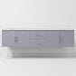 Lexora Home Geneva 80" Double Bathroom Vanity in Dark Grey with 2 cm White Carrara Marble Top and Rectangular Sinks, , large