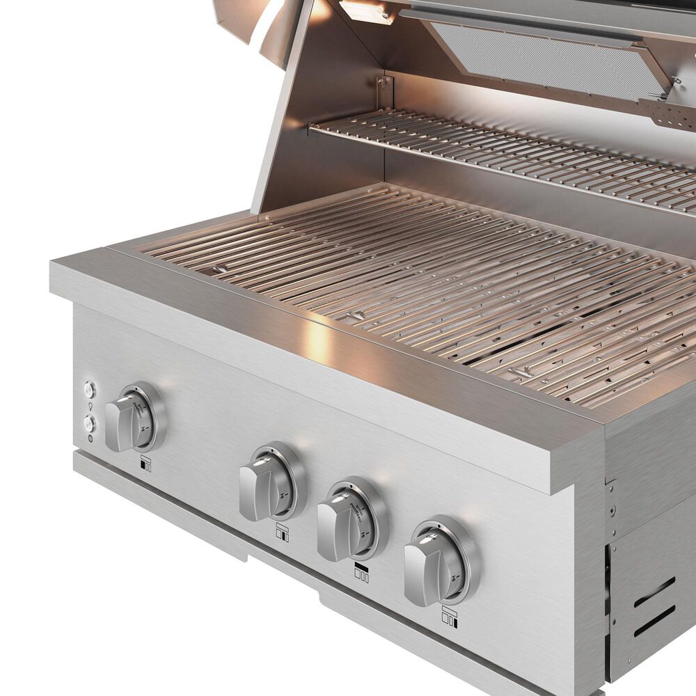 Thor Kitchen Gordon Ramsay 3-Burner Built-In Gas Grill in Stainless Steel, , large