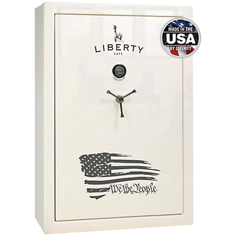 Liberty Safe We the People 60 Gun Safe in White Gloss, , large