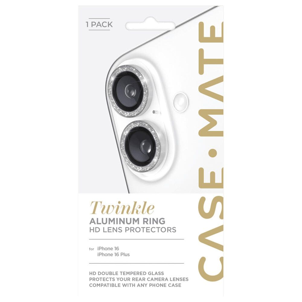 Case-Mate Aluminum Ring Lens Protector for iPhone 16 / iPhone 16 Plus in Twinkle, , large