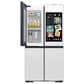 Samsung Bespoke 22.5 Cu. Ft. Bespoke 4-Door Flex French Door Refrigerator with AI Family Hub+ in White Glass, , large
