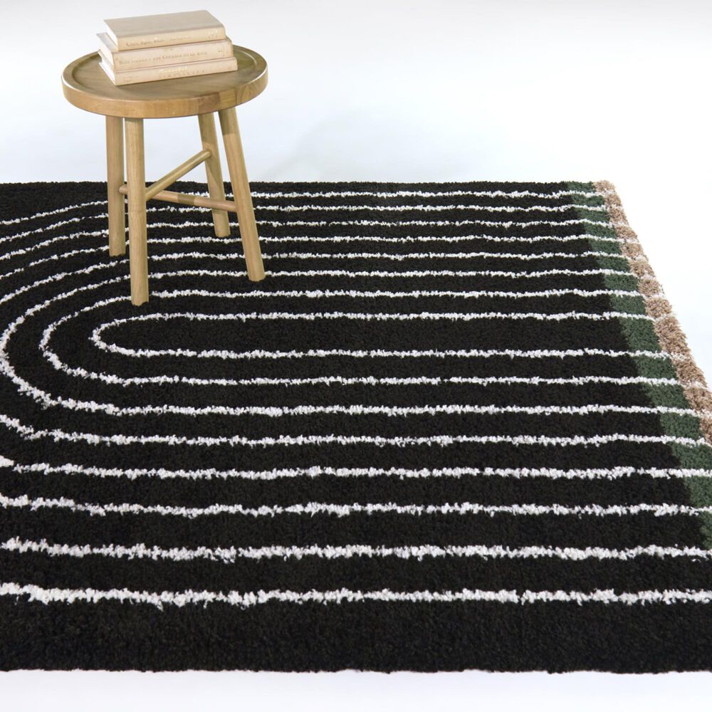 Balta Rugs Oaklynn Charcoal 5' 3" x 7' Area Rug, , large