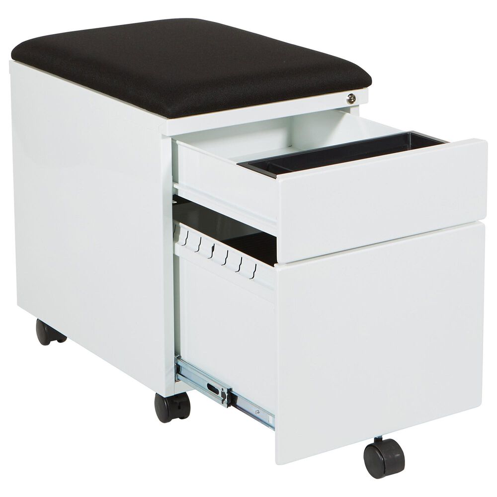 OSP Home File Cabinet in Black and White, , large