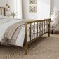 Furniture of America Blair King Slat Bed in Gold, , large