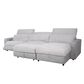 Fan Creek 3-Piece Right Facing Power Sectional with Chaise in Gray - A TikTok Favorite, , large
