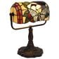 Timberlake Lavish Home Tiffany Bankers Lamp in Stained Glass with Butterfly, , large