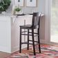 Linon Home Decor Jace Bar Stool in Dark Brown, , large