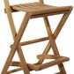 Maple and Jade 45" Bar Stool in Light Brown (Set of 2), , large