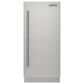 Sub-Zero 15" Right Hinge Solid Door Panel with Tubular Handle in Stainless Steel, , large