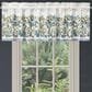 J. Queen New York Evergreen 72" x 17" Straight Window Valance in Blue and Green, , large