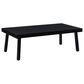 Linon Home Decor Holland Aluminum Coffee Table in Black, , large