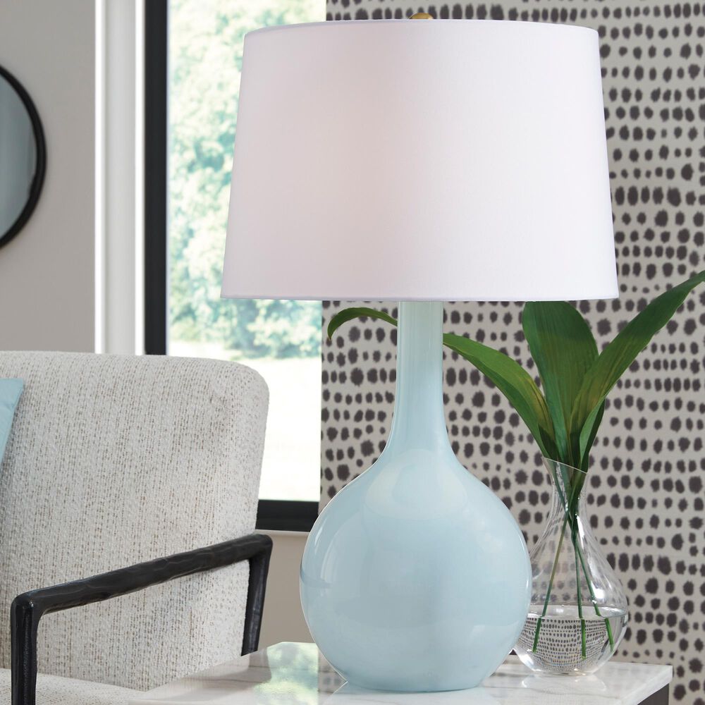 Ashley Rylanton Table Lamp in Aqua, , large
