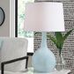 Ashley Rylanton Table Lamp in Aqua, , large