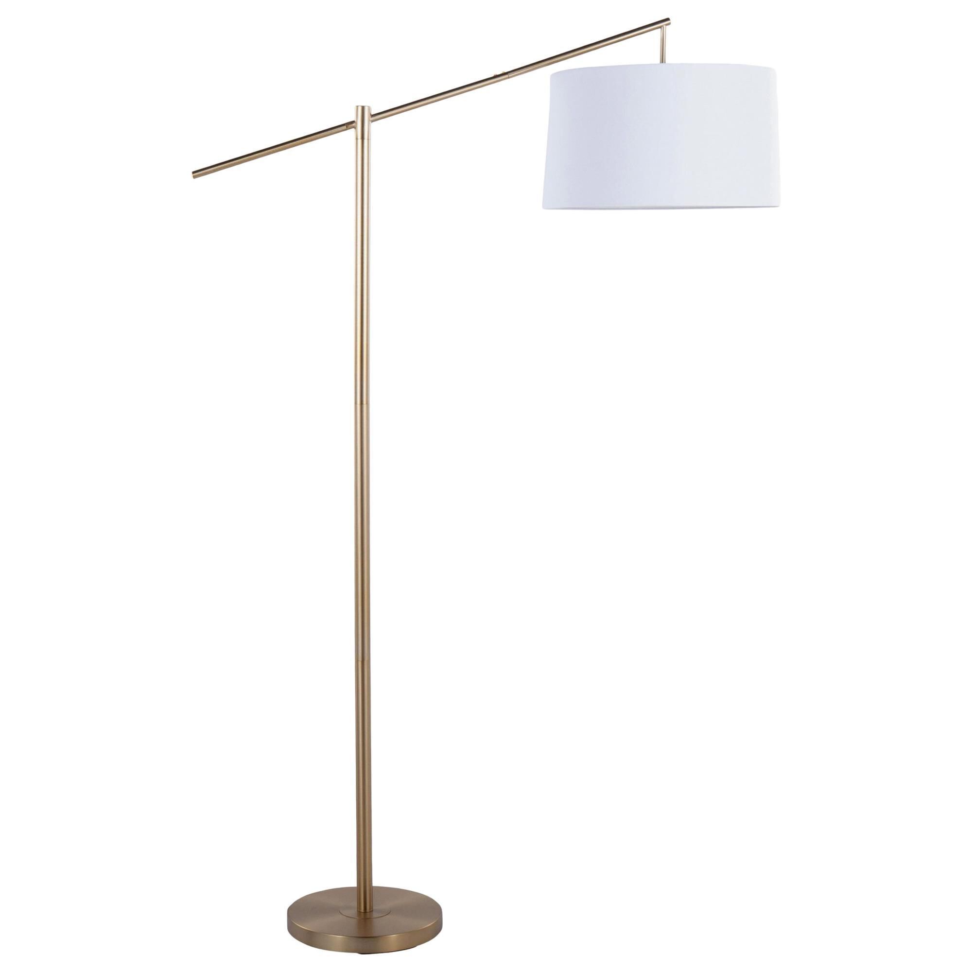 Grandview Gallery Casper 69 Metal Floor Lamp in Gold