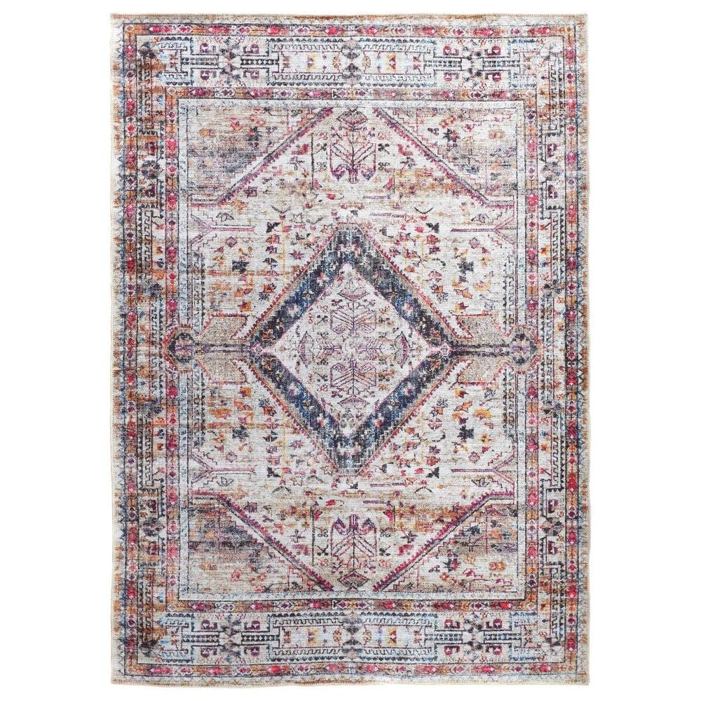 Feizy Percy 7"10" x 9"10" Multicolor Area Rug, , large