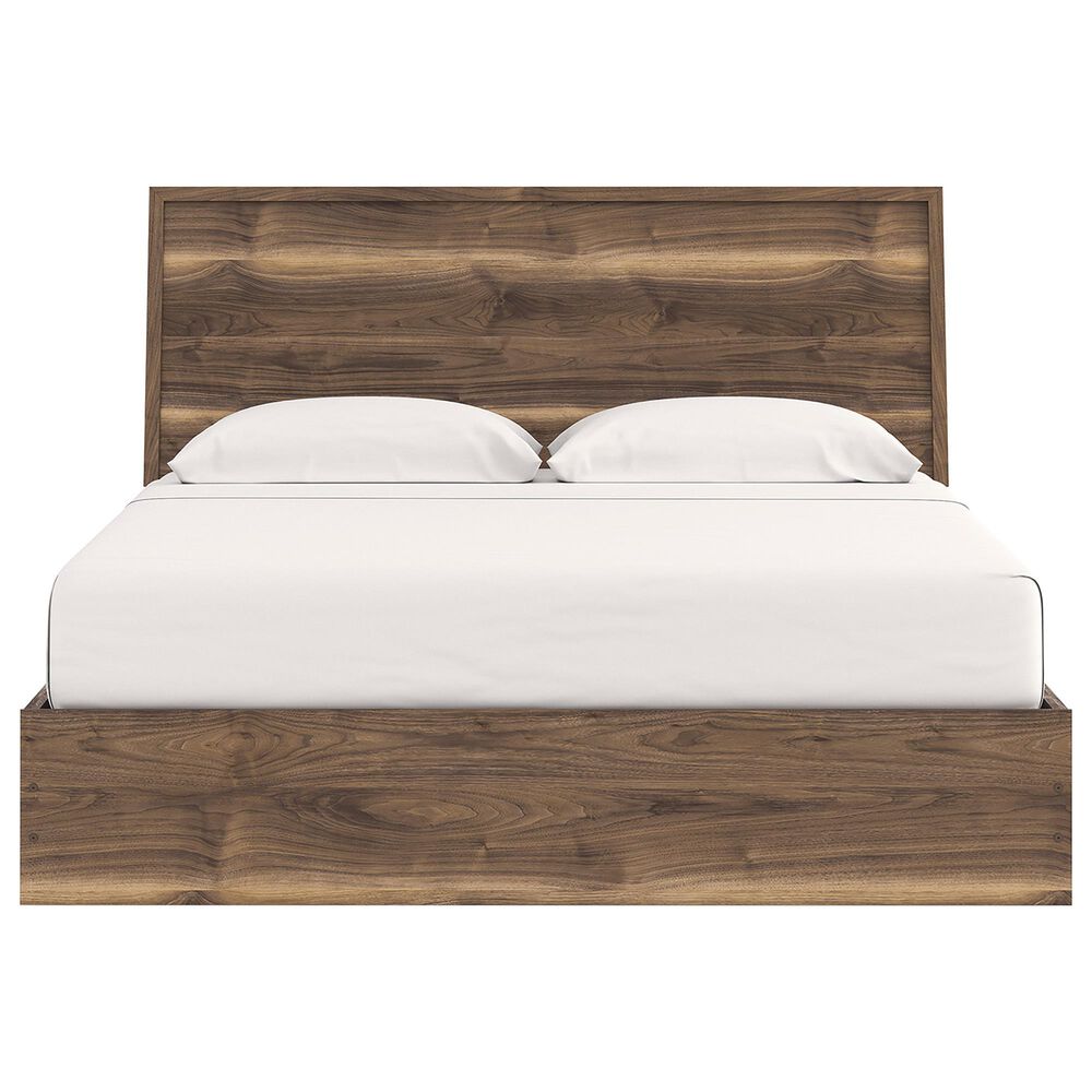 Ashley Chirason King Panel Bed with Storage in Brown, , large