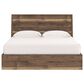 Ashley Chirason King Panel Bed with Storage in Brown, , large