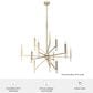Hunter Sunjai 12-Light Chandelier in Alturas Gold, , large