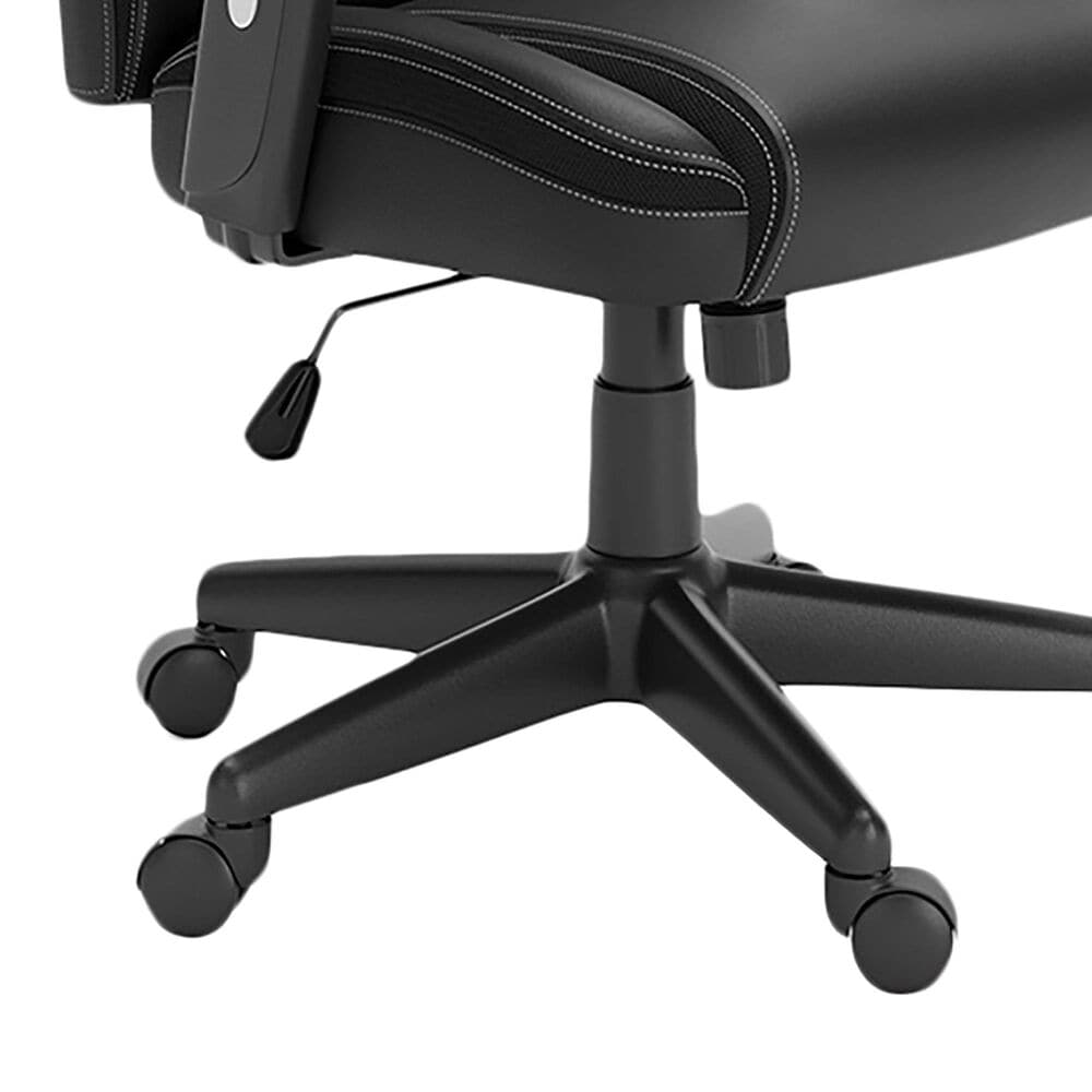 Ashley Corbindale Swivel Desk Chair in Black, , large