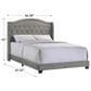 Hawthorne Furniture Rhyan Upholstered Queen Bed in Smoke, , large