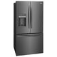 Frigidaire 27.8 Cu. Ft. Freestanding French Door Refrigerator in Black Stainless Steel, , large