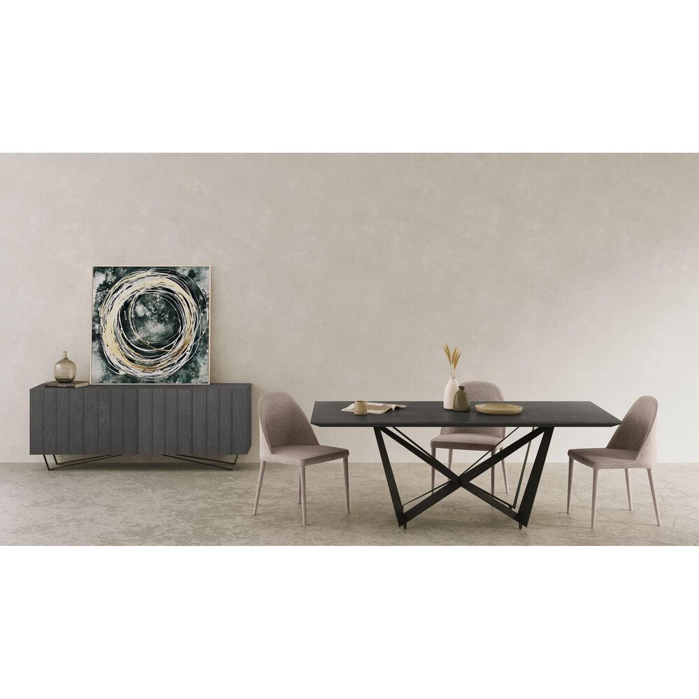 Moe&#39;s Home Collection Brolio Sideboard in Charcoal Grey and Black, , large