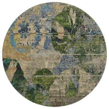 Dalyn Rug Company Trevi TV15 8" Round Taupe Area Rug, , large