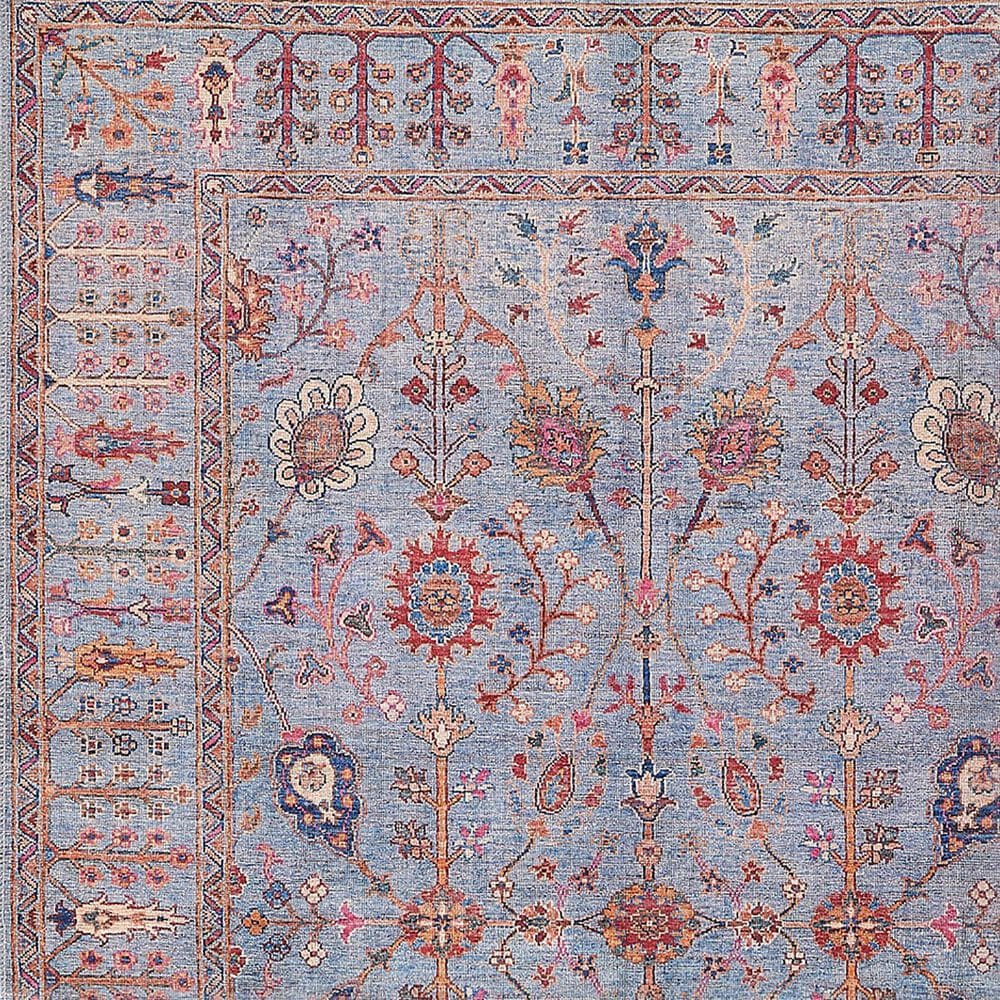 Feizy Rawlins 10&#39;6&quot; x 14&#39; Light Blue and Multicolor Area Rug, , large