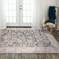 RIZZY Iconic 3"11" x 5"6" Blue and Neutral Area Rug, , large