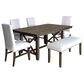 New Classic Julius 6 Piece Dining Set in Walnut Brown, , large