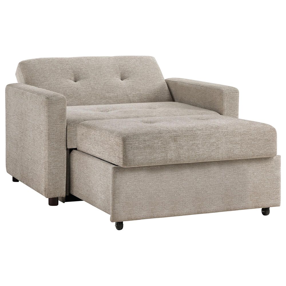 Steve Silver Convertible Sleeper Chair in Tan, , large