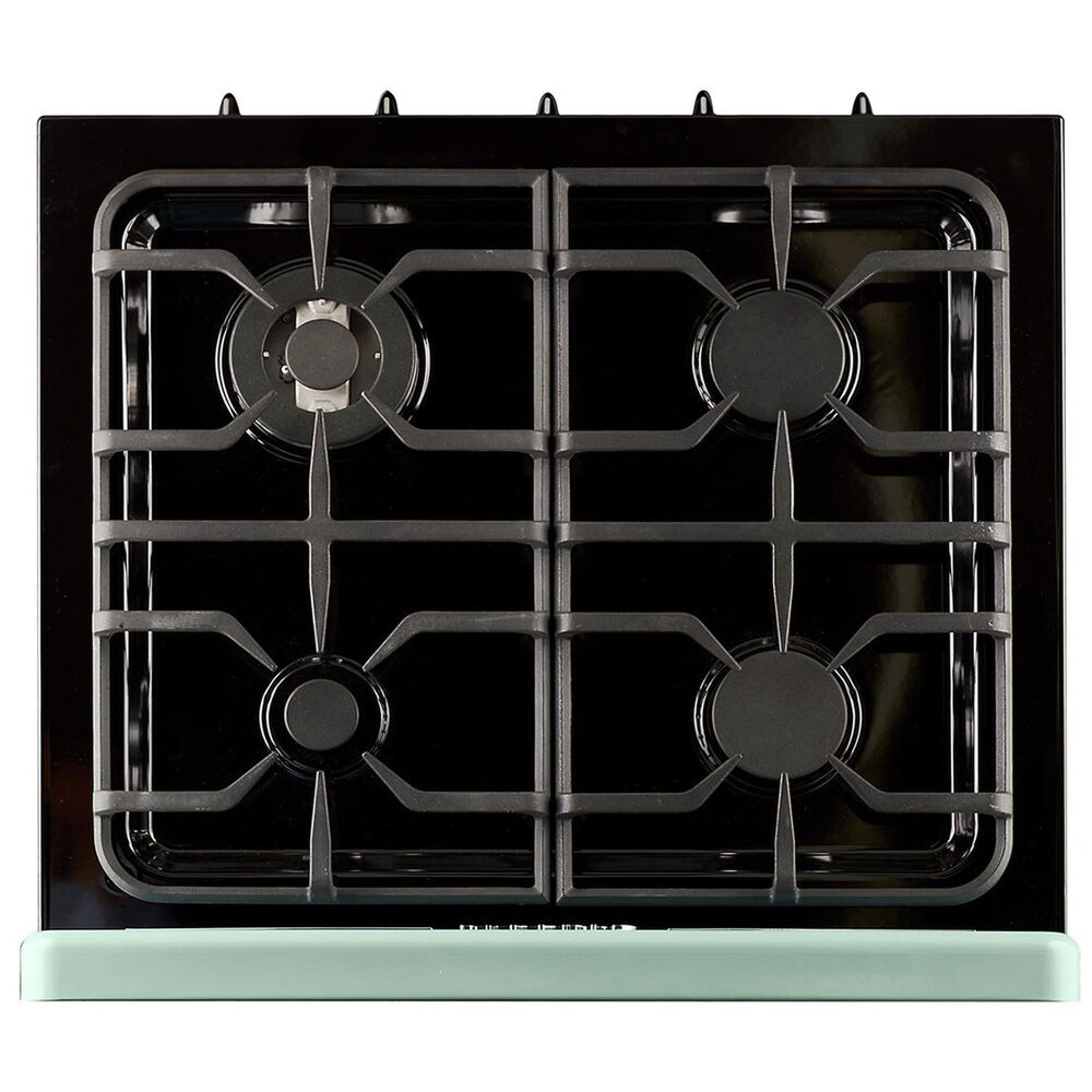 Unique Appliances Classic Retro 30" Radiant Electric Glass Top Convection Range in Summer Mint Green, , large