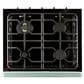 Unique Appliances Classic Retro 30" Radiant Electric Glass Top Convection Range in Summer Mint Green, , large