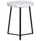 Slatehouse Zara Accent Table in Black and White, , large
