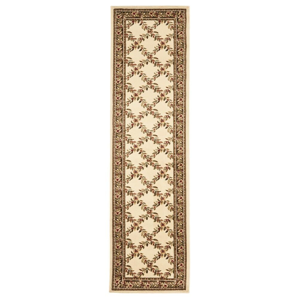 Safavieh Lyndhurst LNH557 2"3" x 16" Ivory and Brown Runner, , large