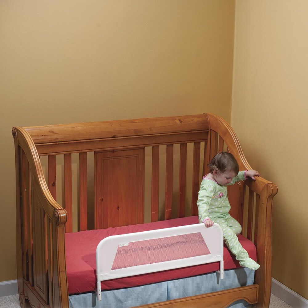 Kidco Inc. Convertible Crib Mesh Bed Rail in White Nebraska Furniture