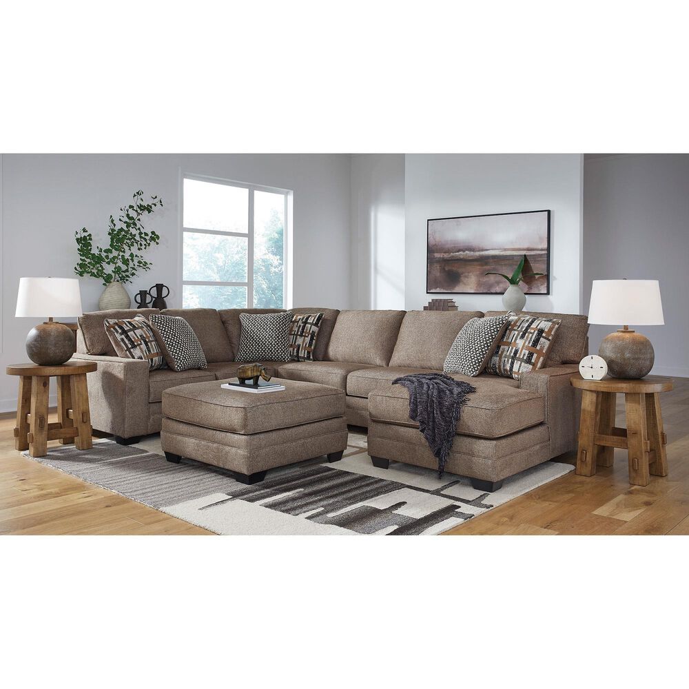Ashley Cannonbrook 3-Piece Sectional in Cannonbrook Nutmeg, , large