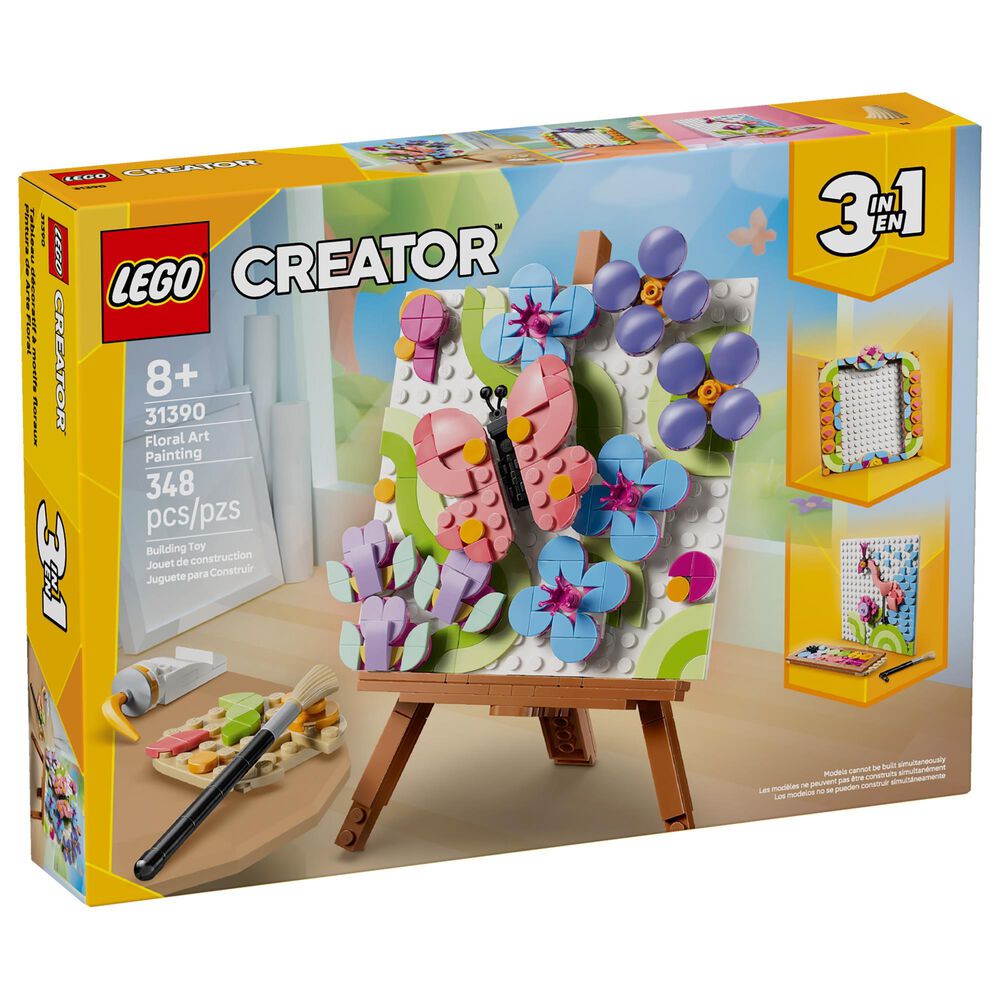 LEGO Creator Floral Art Decor Painting Building Set, , large