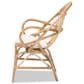 Baxton Studio Jayden Rattan Accent Chair in White, , large