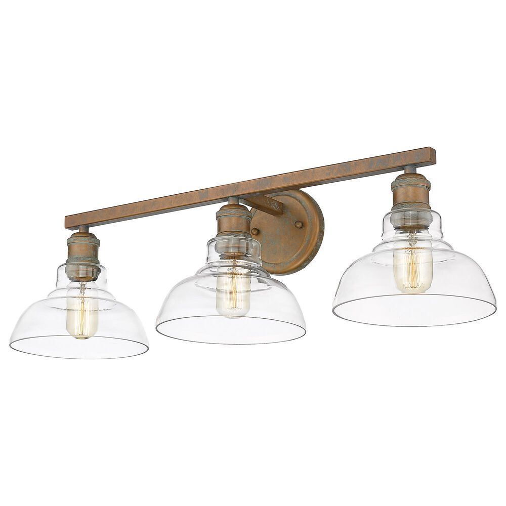 Golden Lighting Carver 3-Light Bath Vanity in Copper Patina, , large