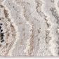 Central Oriental Structures Torrent Lime Springs 5" x 7"6" Grey and Brown Area Rug, , large