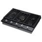 Samsung 2-Piece Kitchen Package with 30" Matte Black Steel Double Wall Oven and 30" Black Stainless Steel Smart Gas Cooktop, , large