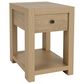 Shannon Hills Davie 1-Drawer Chairside Table in Pale Oak, , large