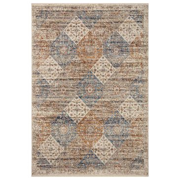 Loloi II Sorrento 5"3" x 7"6" Ivory and Multicolor Area Rug, , large