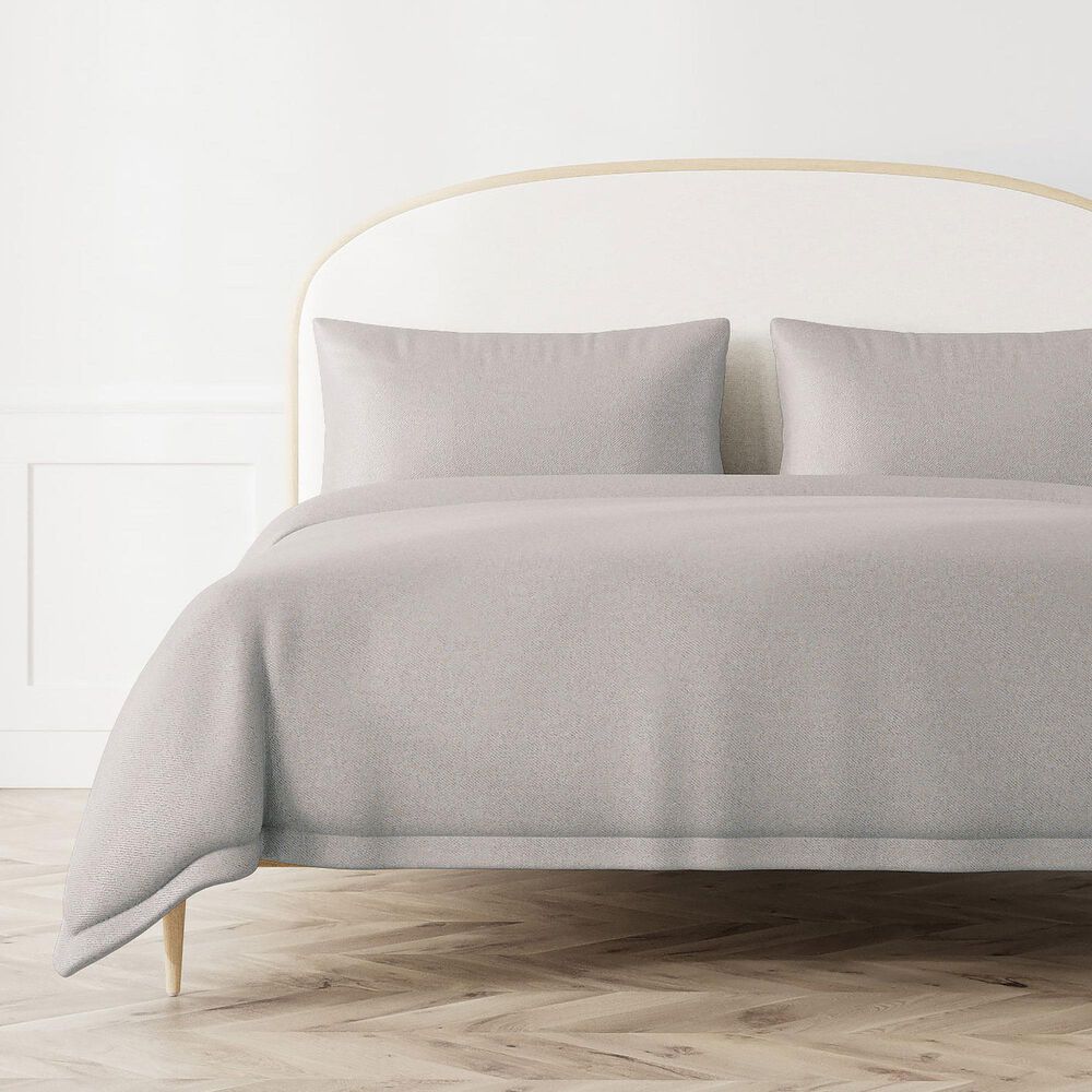 Ann Gish Chino Queen Duvet in Platinum, , large
