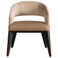Alder & Tweed Lawson Arm Chair with Golden Latte Cushion in Medium Cinder, , large