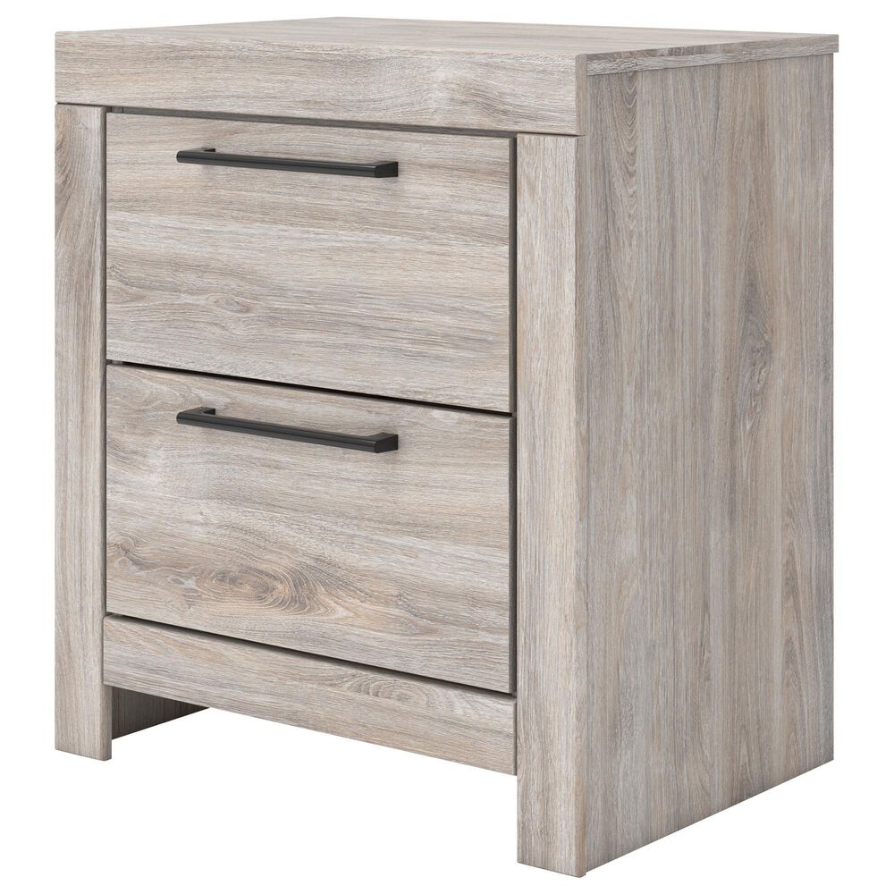 Ashley Broachmyn 2 Drawer Nightstand in Light Gray, , large