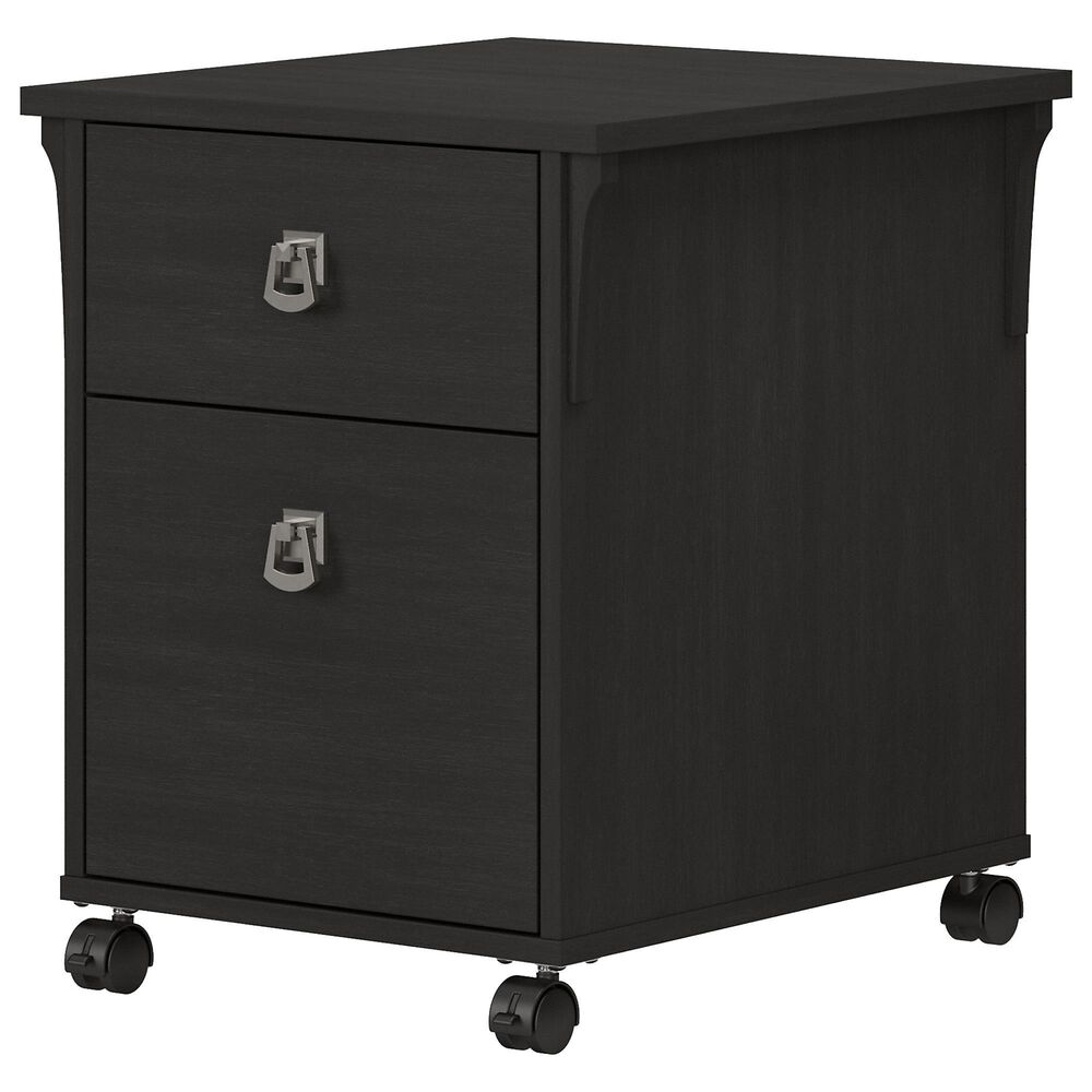 Bush Salinas 2 Drawer Mobile File in Vintage Black, , large